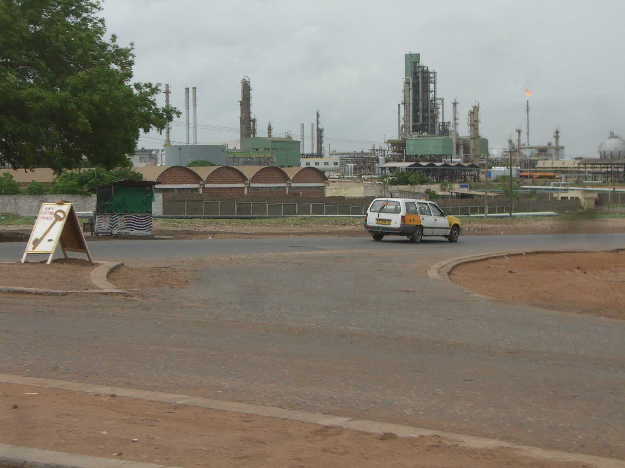 Petroleum plant and gas-fired power plant in Tema, Ghana
