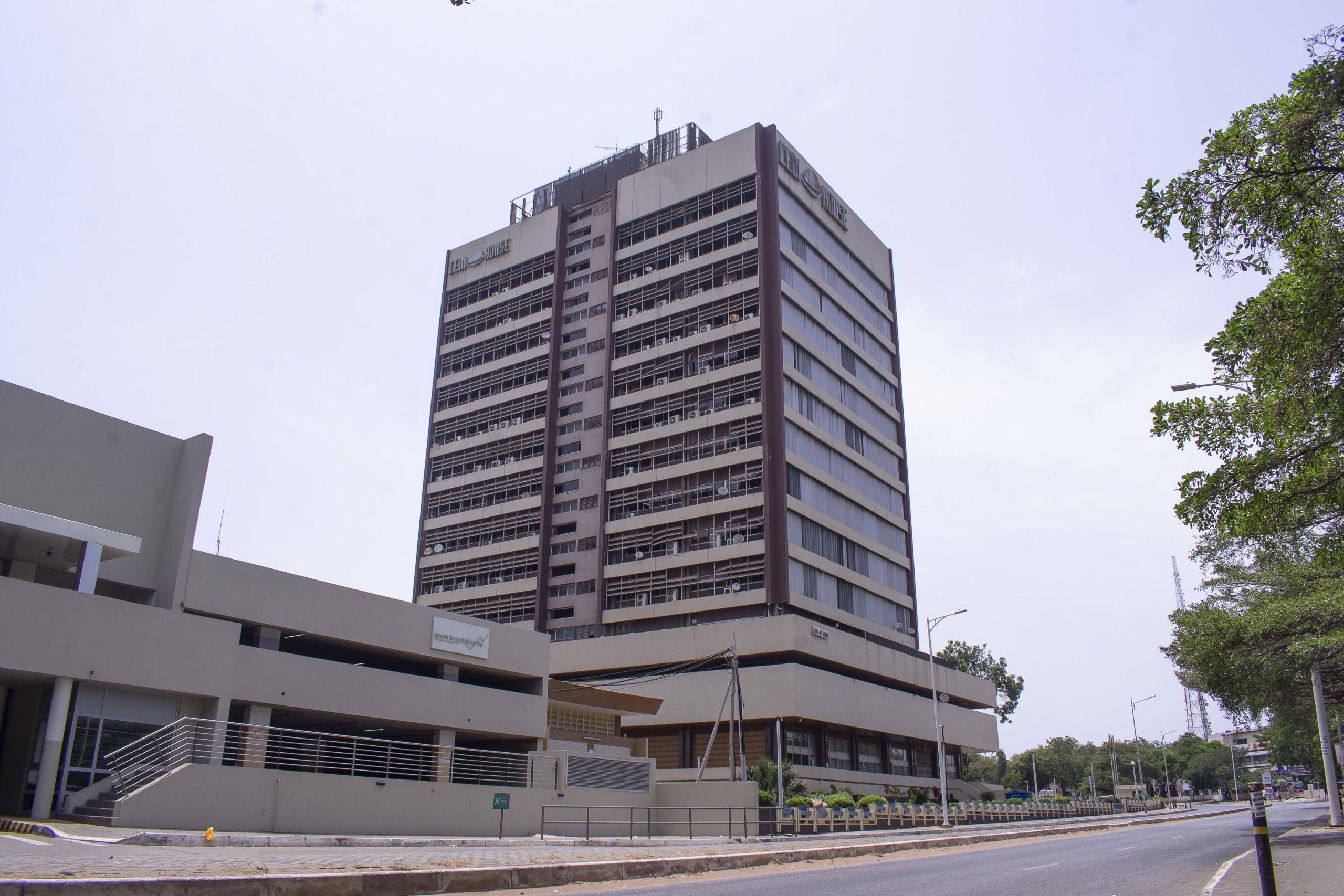 Bank of Ghana headquarters representing the reserves and cedi surge