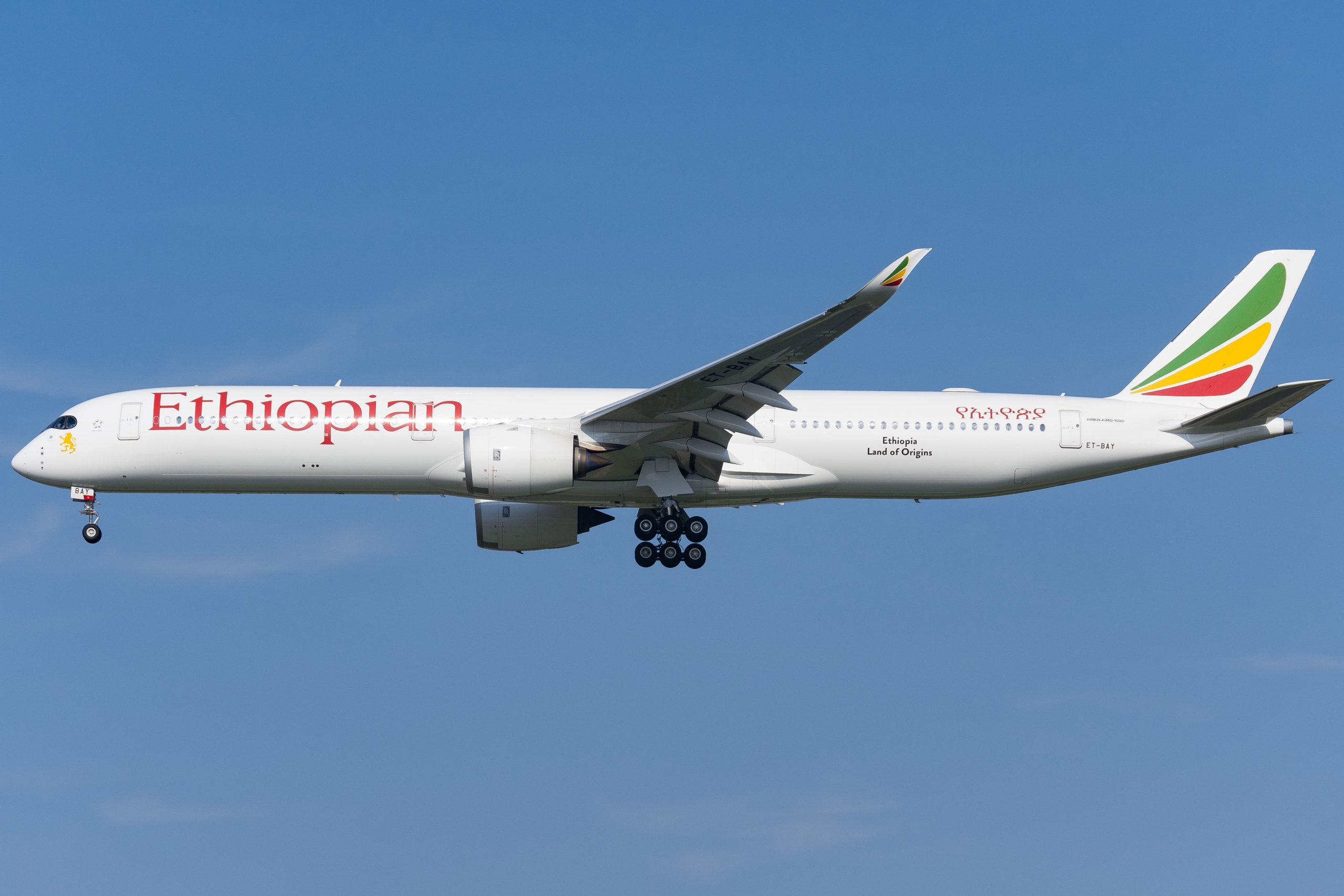 Ethiopian Airlines Boeing 787 at Beijing Capital Airport